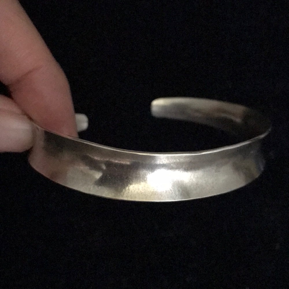 Sterling silver cuff bracelet